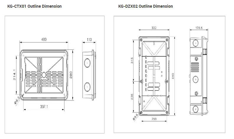 BLF-DZX02透明接线箱绘图